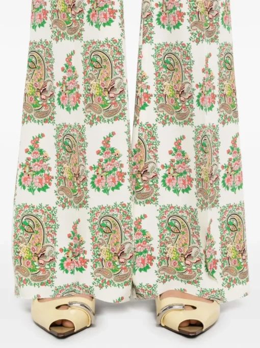 ETRO Paisley print trousers