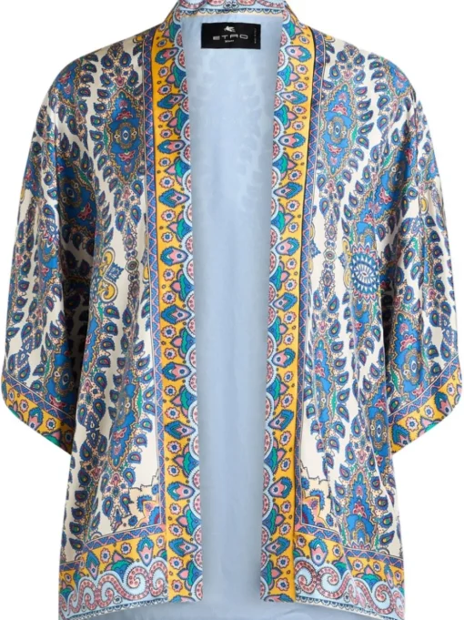 ETRO Silk jacket with paisley print