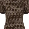 FENDI , FF cotton sweater
