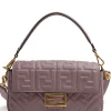FENDI , Baguette Mauve pink leather bag