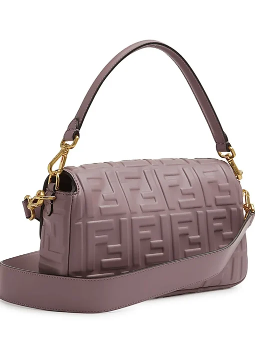 FENDI , Baguette Mauve pink leather bag