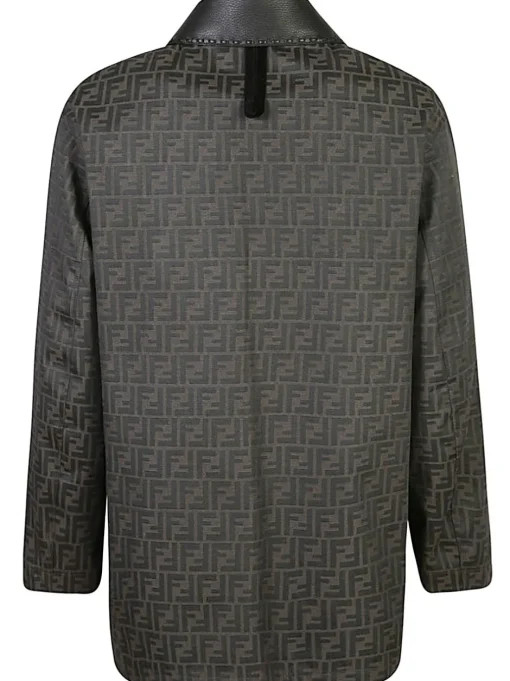 FENDI Blouson Blouson in waxed FF Jacquard