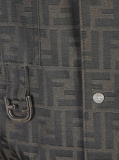 FENDI Blouson Blouson in waxed FF Jacquard