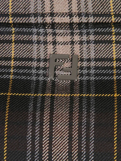 FENDI Blouson Go-To Jacket in Tartan