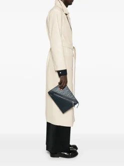 FENDI Diagonal Flat Pouch