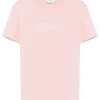 Kids FENDI KIDS Fendi Junior T-shirt in half-sleeved crew-neck jersey