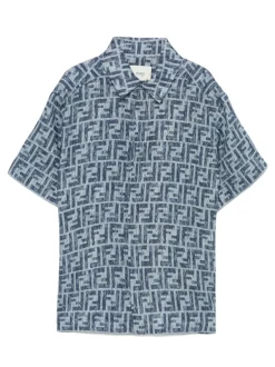 Kids FENDI KIDS Junior linen shirt