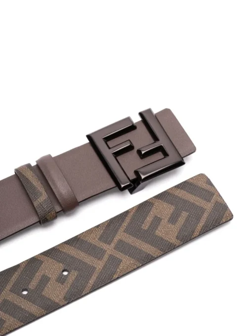 FENDI Reversible belt with monogram print