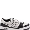 FENDI white/ sneakers with logo patch