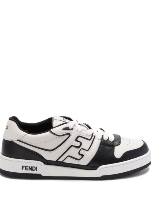 FENDI white/ sneakers with logo patch