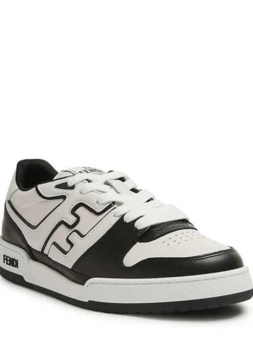 FENDI white/ sneakers with logo patch