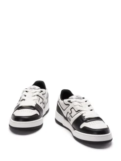 FENDI white/ sneakers with logo patch