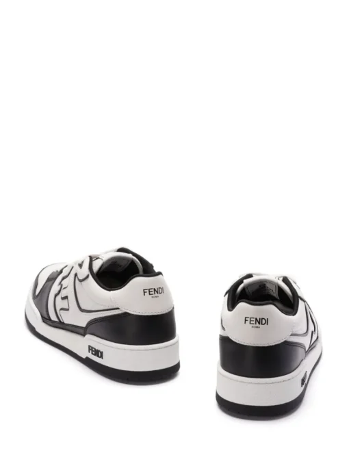 FENDI white/ sneakers with logo patch
