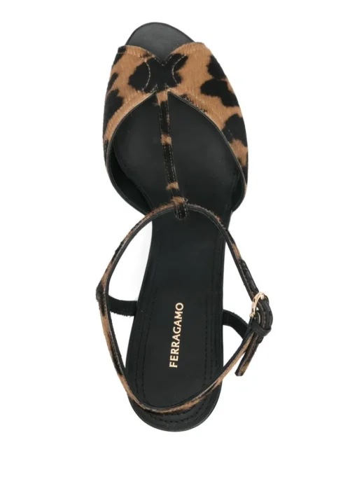 FERRAGAMO 80mm T-Strap Sandals