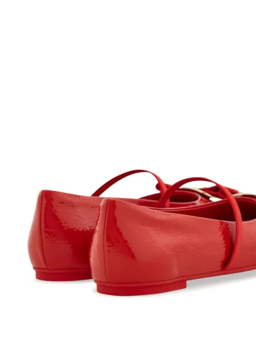 FERRAGAMO New Vara plate ballerina