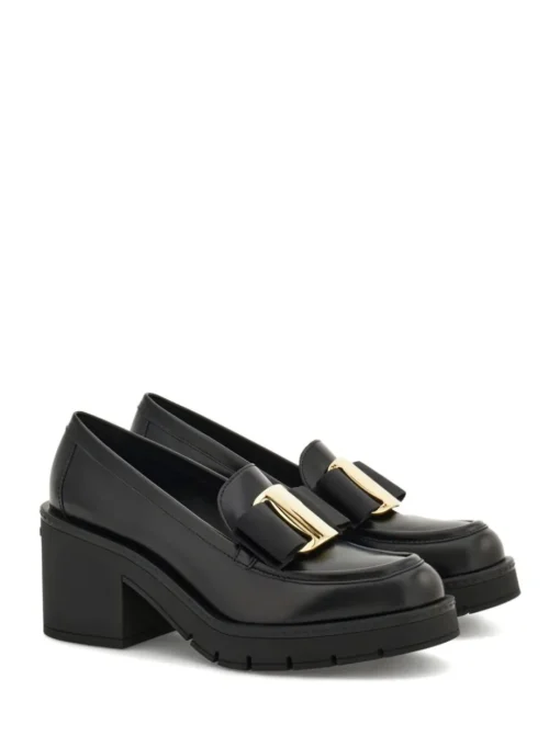 FERRAGAMO Vara Bow loafer with heel