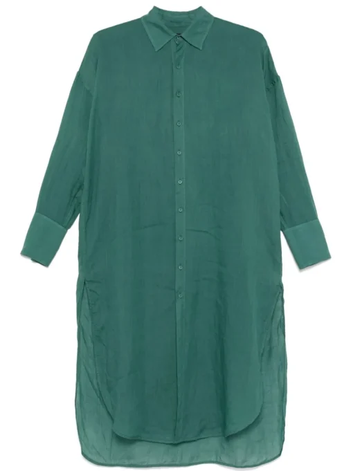 FISICO midi dress with classic collar
