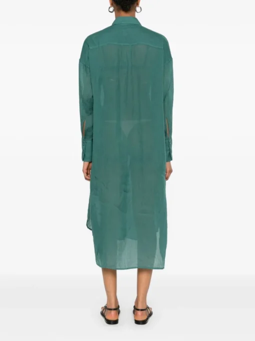 FISICO midi dress with classic collar