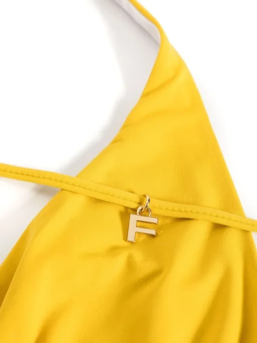 FISICO top bikini a triangolo reversibile