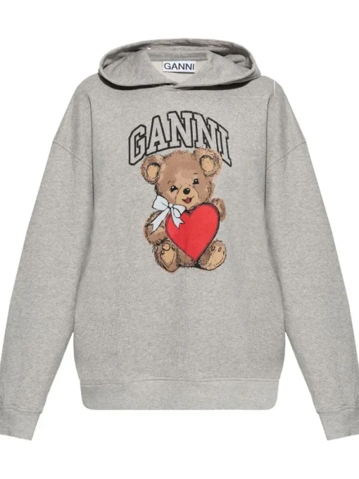 GANNI Bear print sweatshirt
