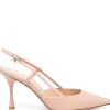 GIANVITO ROSSI Ribbon pumps with back strap