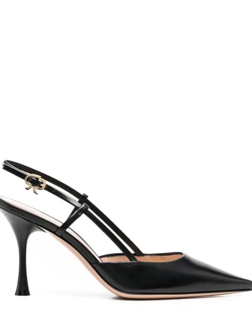 GIANVITO ROSSI Ribbon pumps with back strap