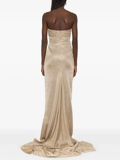 GIUSEPPE DI MORABITO Long lamé dress