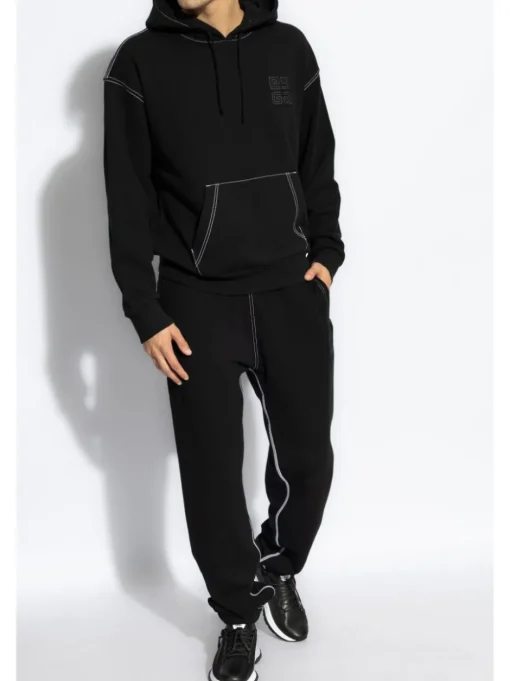 GIVENCHY 4G slim jogging trousers in brushed fabric