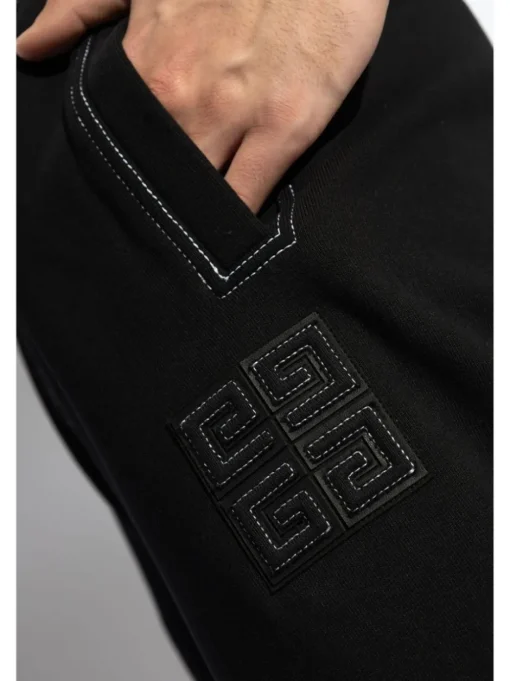 GIVENCHY 4G slim jogging trousers in brushed fabric
