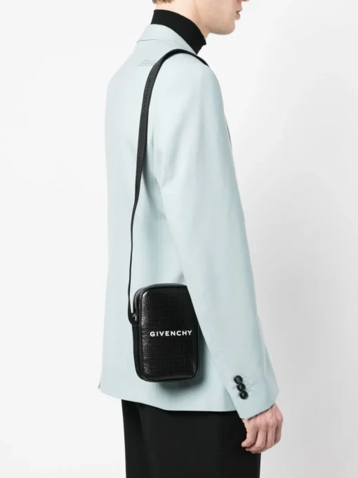 GIVENCHY Logo-embossed Messenger Bag In