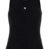 GIVENCHY Tank top with logo plaque