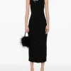 GIVENCHY Jersey dress with crystal snake