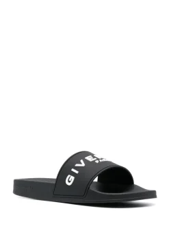 GIVENCHY Slide sandals with embossed logo