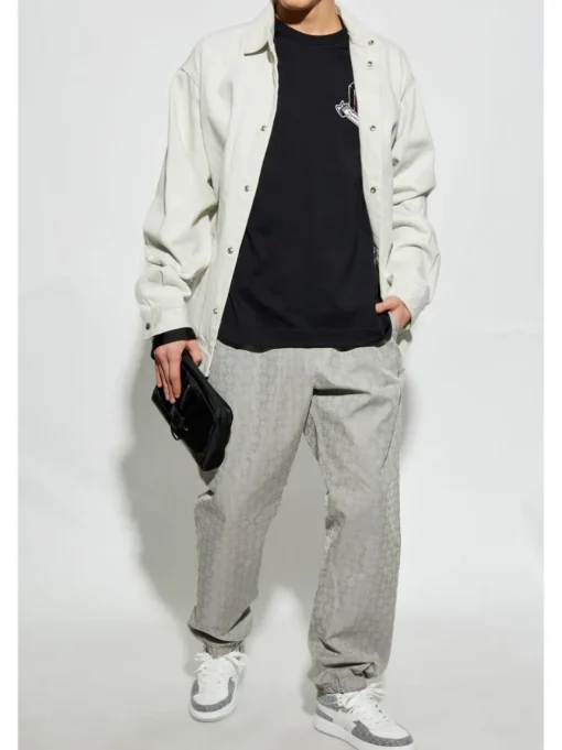 GIVENCHY Trousers with monogram