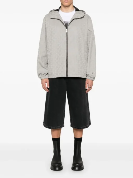 GIVENCHY Windbreaker with 72 monogram