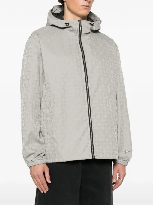 GIVENCHY Windbreaker with 72 monogram