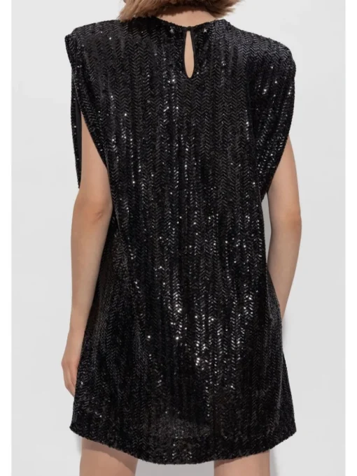 GOLDEN GOOSE Short dress with sequins