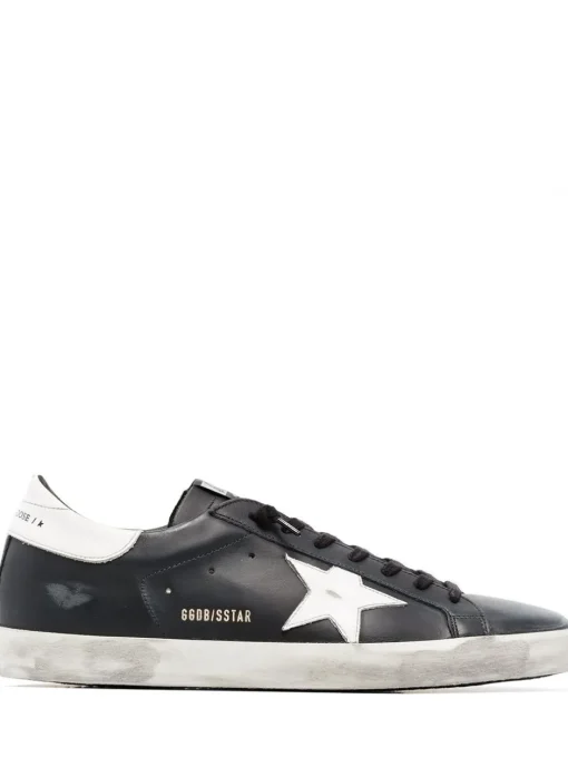 GOLDEN GOOSE Super-Star sneakers with a worn effect