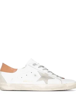 GOLDEN GOOSE Super-Star sneakers with a worn effect
