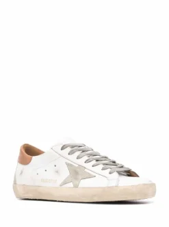 GOLDEN GOOSE Super-Star sneakers with a worn effect