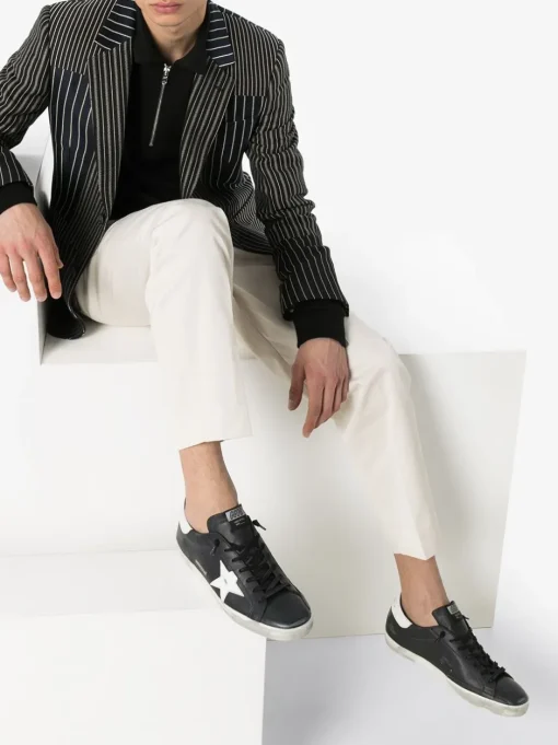 GOLDEN GOOSE Super-Star sneakers with a worn effect