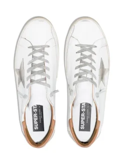 GOLDEN GOOSE Super-Star sneakers with a worn effect
