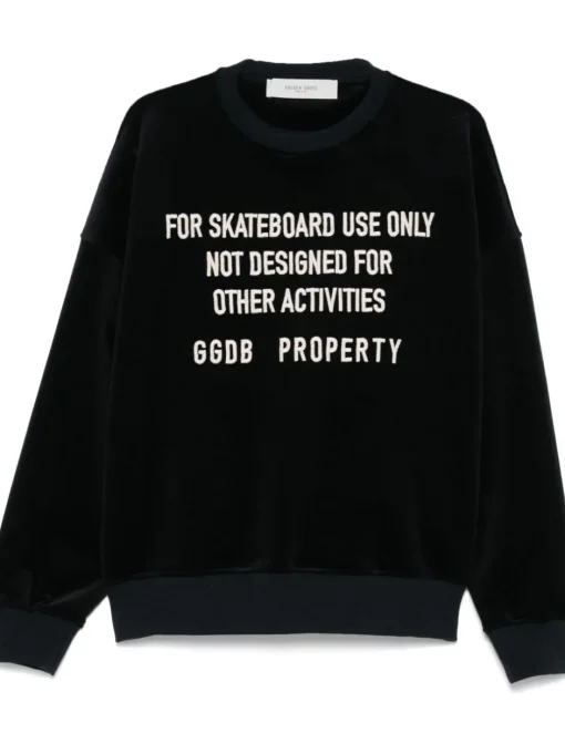GOLDEN GOOSE Sweatshirt with embroidery