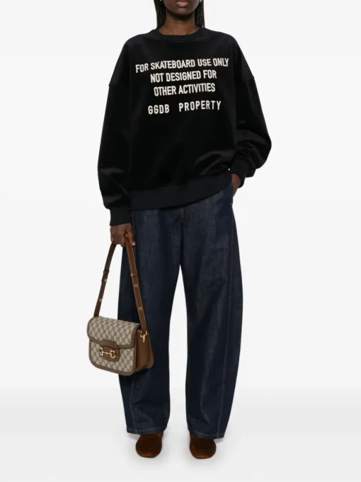 GOLDEN GOOSE Sweatshirt with embroidery