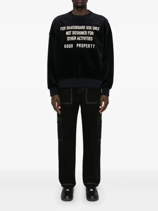 GOLDEN GOOSE Sweatshirt with embroidery