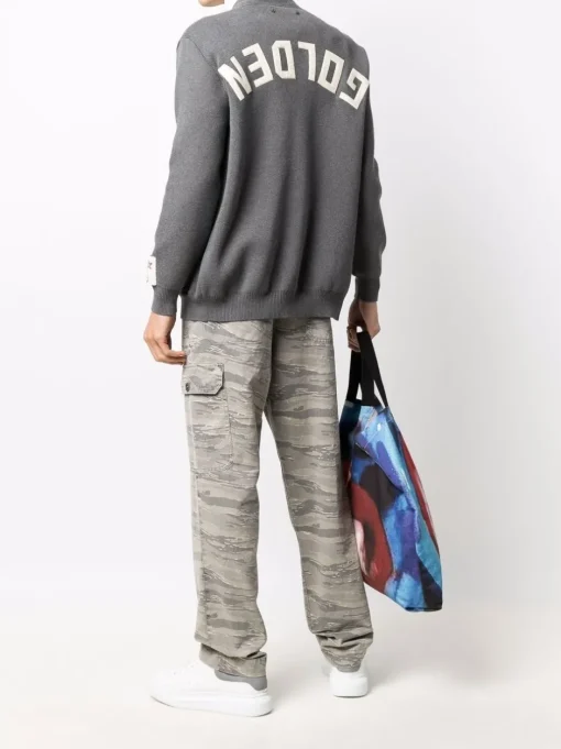 GOLDEN GOOSE Cardigan with logo