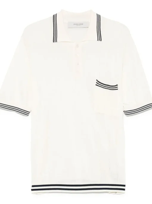 GOLDEN GOOSE Knitted polo shirt