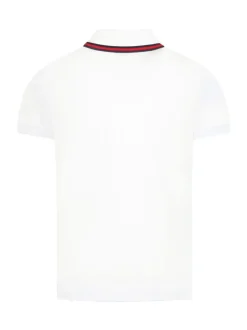 Kids/BOY GUCCI KIDS Polo shirt with Sylvie Web detail