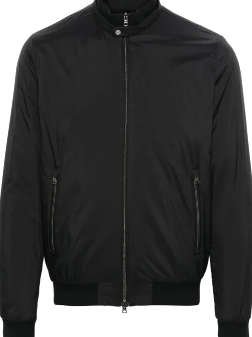 HERNO Bomber jacket with logo plaque