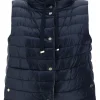 HERNO Padded vest with funnel neck